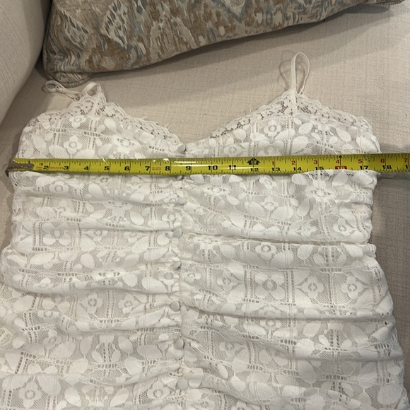 For Love & Lemons | Revolve off white mini dress - Picture 8 of 10